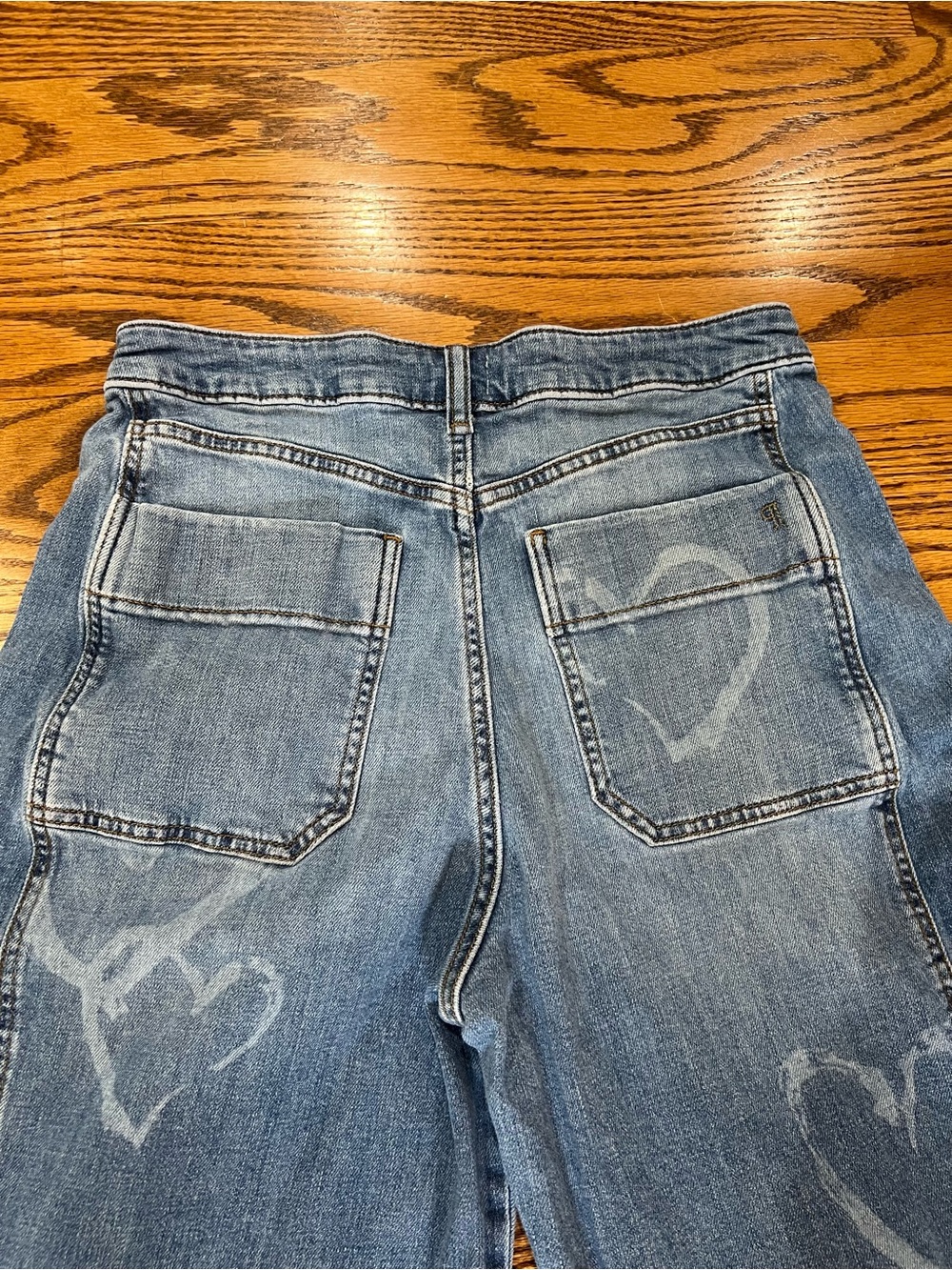 Anthropologie Pilcro Kenna Mid-rise Heritage Barrel Jeans Icon Edition Sz 28 - Picture 9 of 14